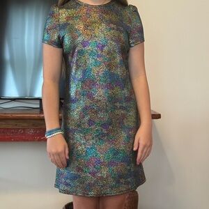 Sparkling Multicolor Kids Formal Dress